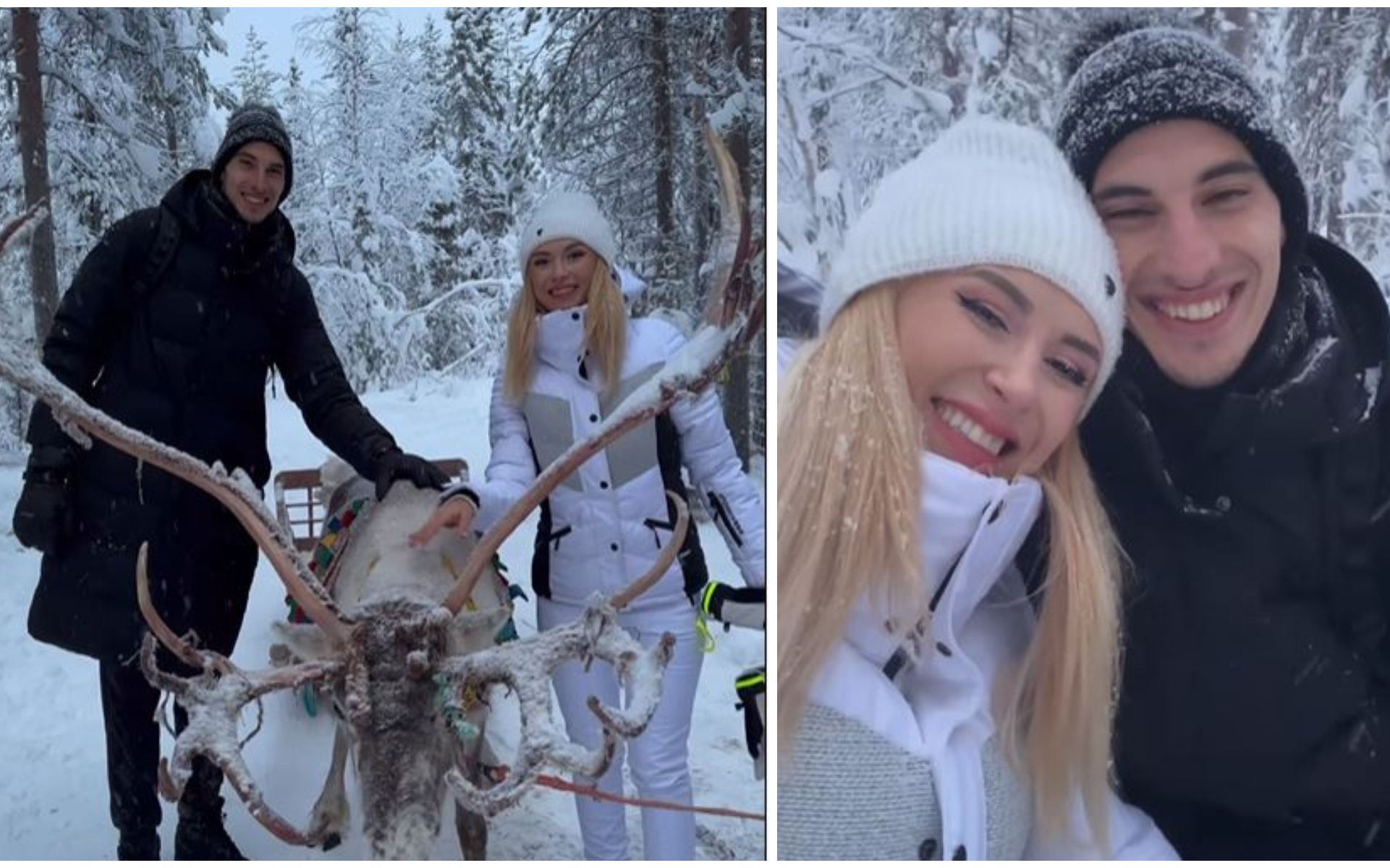 Andreea Bălan, imagini de vis alături de iubitul ei &icirc;n Laponia: &bdquo;Poveste de dragoste &icirc;n Winterland!&rdquo;